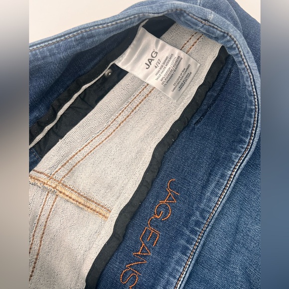 Jag High Rise Dark Wash Skinny Pull-On Stretch Jeans Women’s Sz 4/27 - Picture 3 of 6